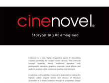 Tablet Screenshot of cinenovel.com